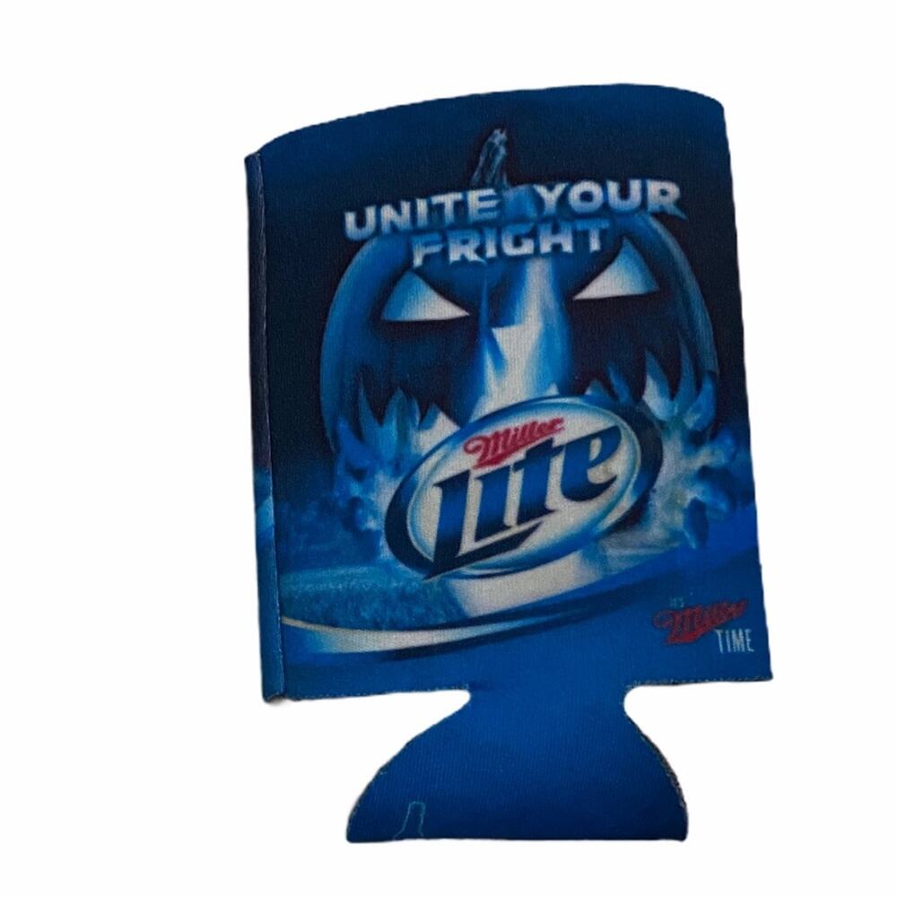 Miller Lite Unite Your Fright Spooky Beer Coozie